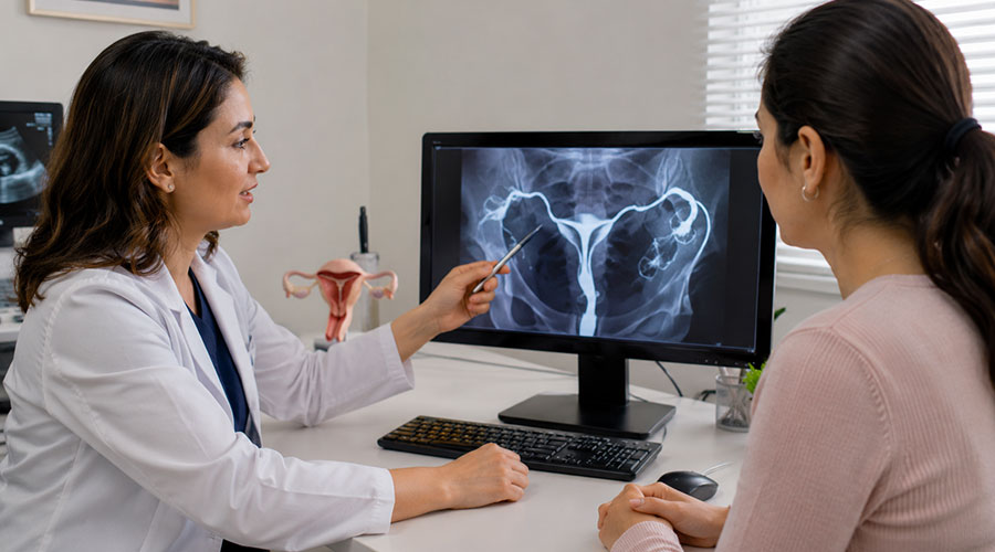 بهترین زمان انجام عکس رنگی رحم در سیکل قاعدگی؛ چه روزی برای HSG مناسب‌تر است؟