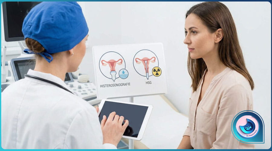 عکس رنگی رحم یا سونوهیستروگرافی؟